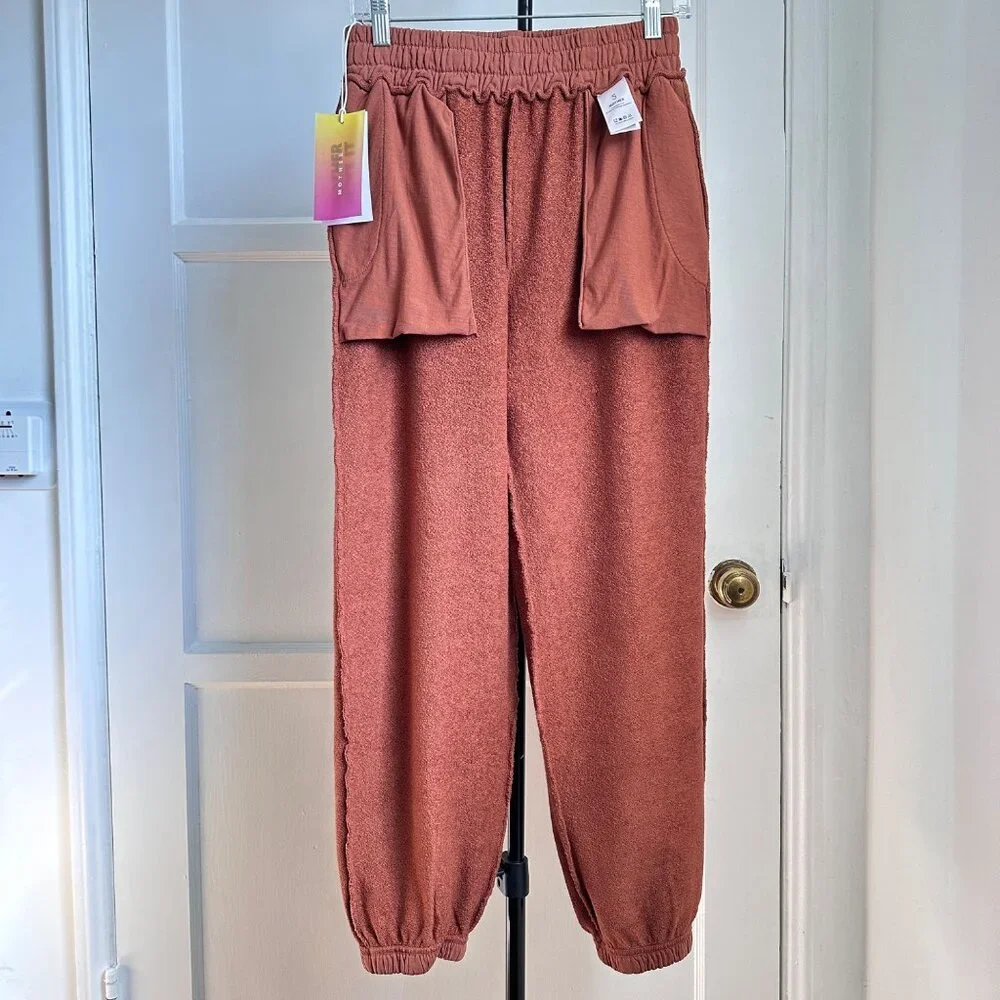 NWT MOTHER DENIM Women's Knock Out Ankle Pant Mocha Bisque 100% Cotton Sz S $188 - Picture 14 of 16